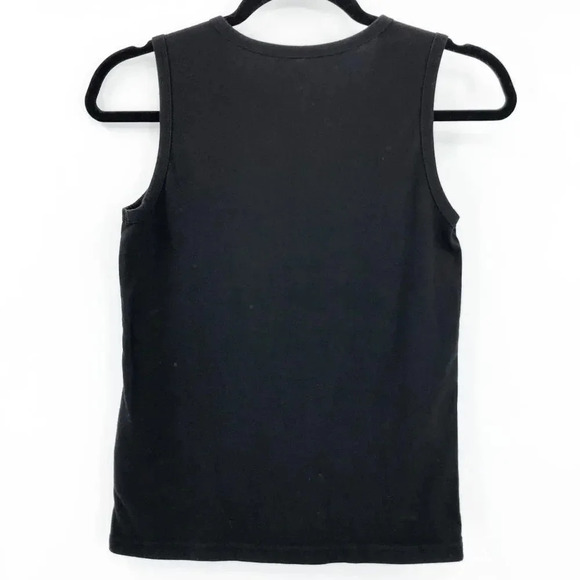 Wonder Nation Kids Girls Black Tank Top Size L - Picture 2 of 4